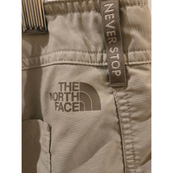 The North Face Hiking Trail Capris Deep Front Pockets Beige Womens Size 8 - Picture 6 of 10